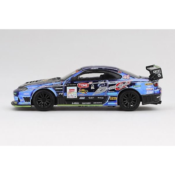 画像3: MINI GT 1/64 Nissan Silvia (S15) D-MAX Racing 2023 D1GP #46 末永正雄 日本限定 [Blister Packaging] (3)