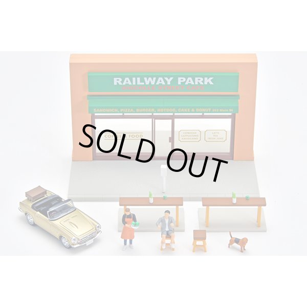 画像3: TOMYTEC 1/64 Diorama Collection #CarSnap27a Cafe Terrace 2 with Honda S800 (3)