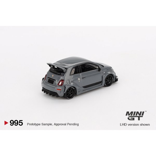 画像3: MINI GT 1/64 Abarth 595 LB-WORKS x Abarth Works Gray (RHD) (3)
