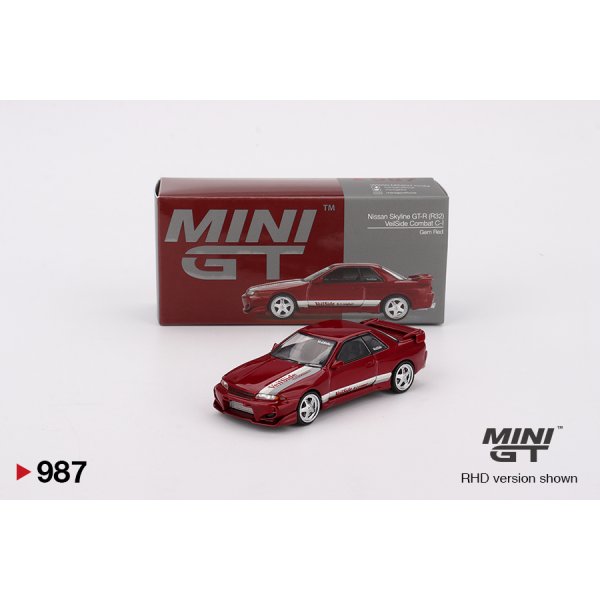画像1: MINI GT 1/64 Nissan Skyline GT-R R32 Veilside Combat C-I Gem Red (RHD) (1)
