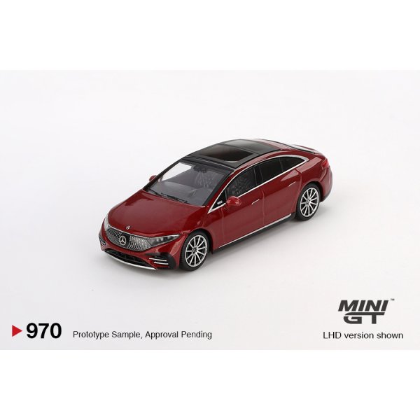 画像1: MINI GT 1/64 Mercedes-Benz EQS 580 4MATIC Red Metallic (LHD) (1)