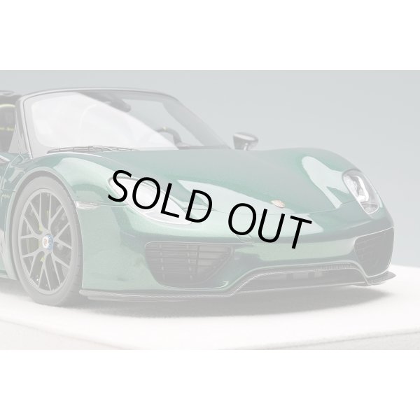 画像6: EIDOLON 1/18 Porsche 918 Spyder Weissach Package 2011 Racing Green Metallic Linited 80 pcs. (6)