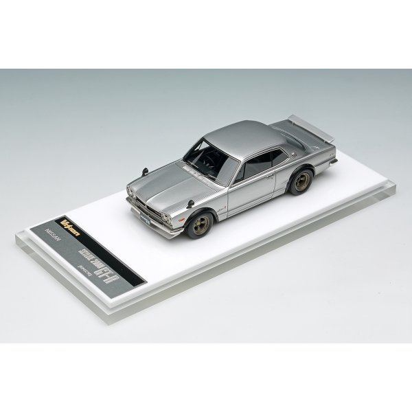 画像7: VISION 1/43 Nissan Skyline 2000GT-R (KPGC10) with Spoiler (NISSAN Works Wheel) Silver (7)