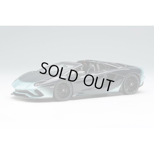 画像2: EIDOLON COLLECTION 1/43 Lamborghini Aventador S Roadster 50th Anniversary Japan 2018 Azzurro Tethys / Black Gradient Limited 100 pcs. (2)