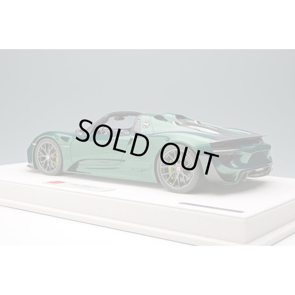画像3: EIDOLON 1/18 Porsche 918 Spyder Weissach Package 2011 Racing Green Metallic Linited 80 pcs. (3)