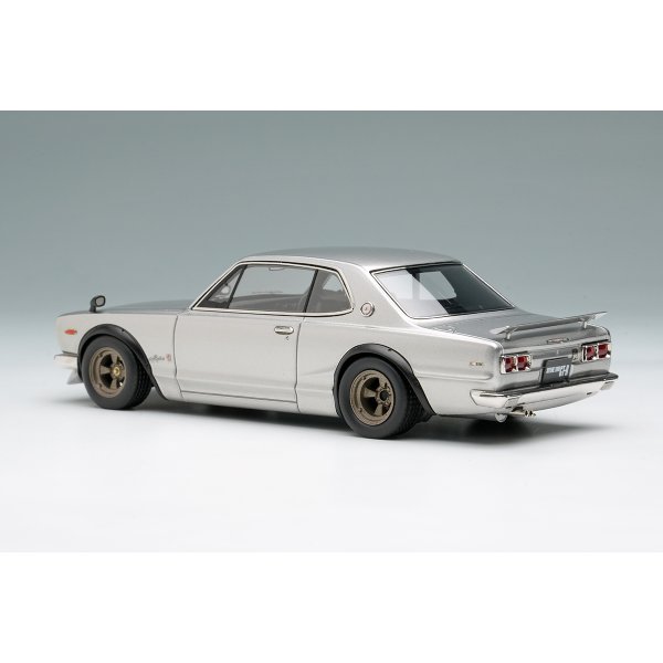 画像3: VISION 1/43 Nissan Skyline 2000GT-R (KPGC10) with Spoiler (NISSAN Works Wheel) Silver (3)