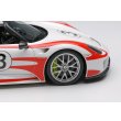 画像11: EIDOLON COLLECTION 1/43 Porsche 918 Spyder Weissach Package 2011 White / Red Salzburg Stripes (11)