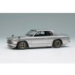 画像1: VISION 1/43 Nissan Skyline 2000GT-R (KPGC10) with Spoiler (NISSAN Works Wheel) Silver (1)