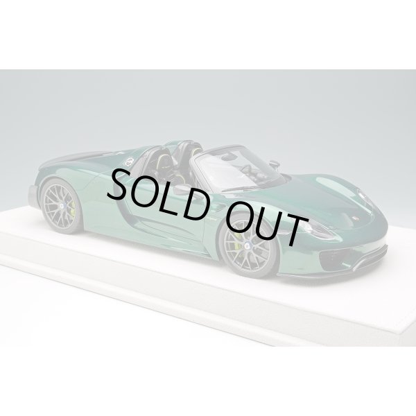 画像5: EIDOLON 1/18 Porsche 918 Spyder Weissach Package 2011 Racing Green Metallic Linited 80 pcs. (5)