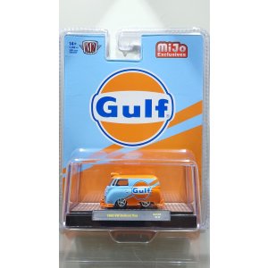 画像: M2 Machines 1/64 1960 Volkswagen Delivery Van Gulf Blue/Orange