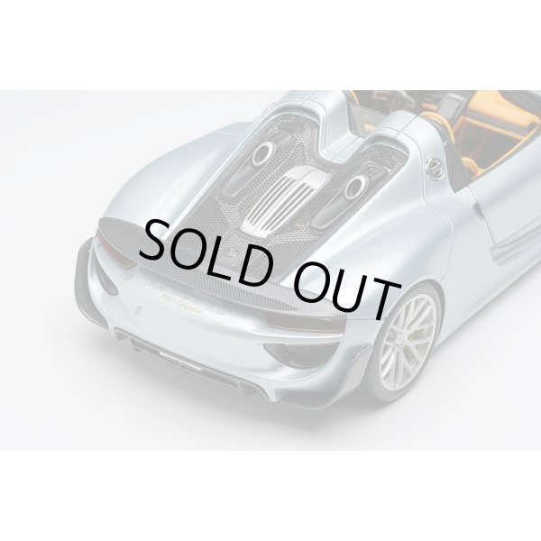 画像7: EIDOLON COLLECTION 1/43 Porsche 918 Spyder Weissach Package 2011 Liquid Metal Chrome Blue Limited 120 pcs. (7)