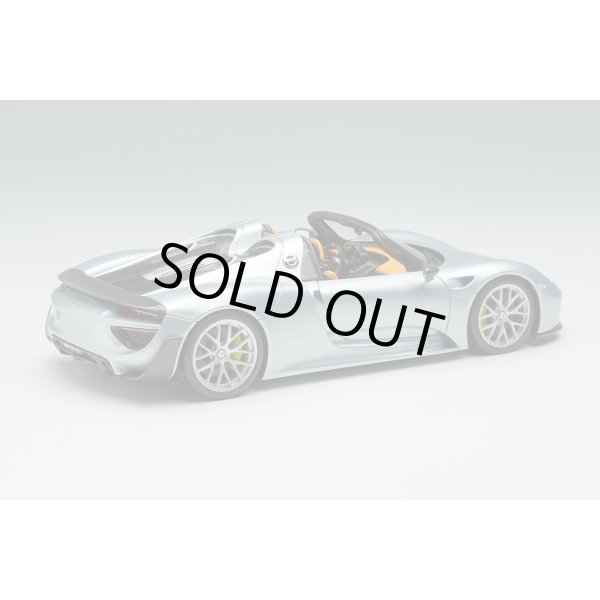 画像4: EIDOLON COLLECTION 1/43 Porsche 918 Spyder Weissach Package 2011 Liquid Metal Chrome Blue Limited 120 pcs. (4)