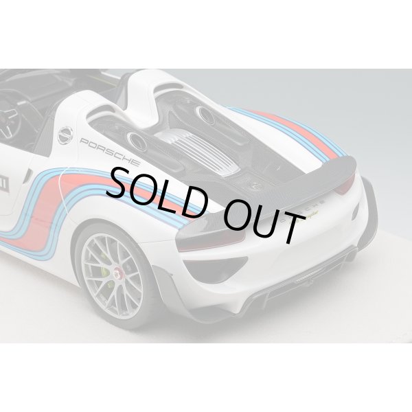 画像7: EIDOLON 1/18 Porsche 918 Spyder Weissach package 2011 Martini stripe (7)