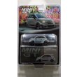 画像1: MINI GT 1/64 Abarth 595 LB-WORKS x Abarth Works Gray (LHD) [Blister Packaging] (1)