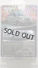 画像: MINI GT 1/64 Abarth 595 LB-WORKS x Abarth Works Gray (LHD) [Blister Packaging]