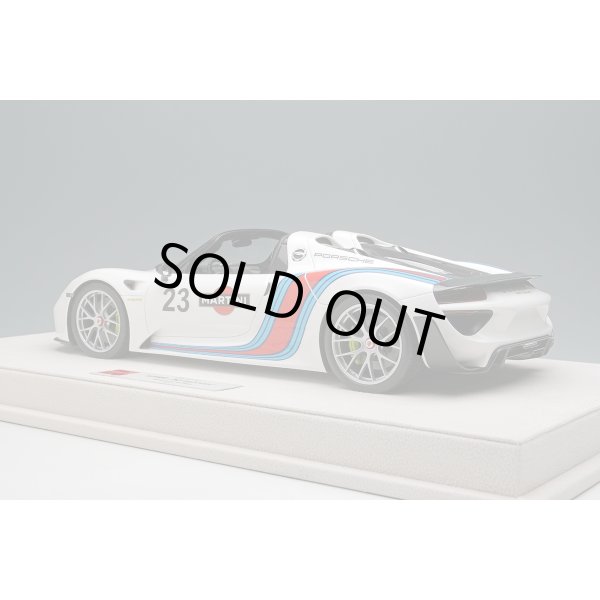画像3: EIDOLON 1/18 Porsche 918 Spyder Weissach package 2011 Martini stripe (3)