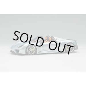 画像: EIDOLON COLLECTION 1/43 Porsche 918 Spyder Weissach Package 2011 Liquid Metal Chrome Blue Limited 120 pcs.