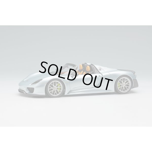画像1: EIDOLON COLLECTION 1/43 Porsche 918 Spyder Weissach Package 2011 Liquid Metal Chrome Blue Limited 120 pcs. (1)