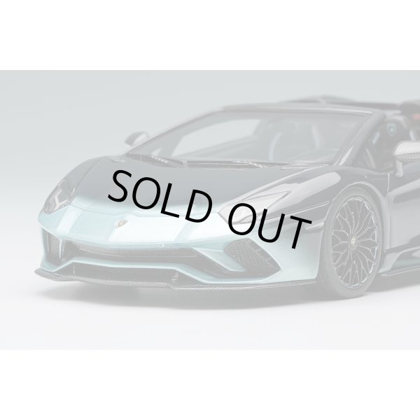 画像6: EIDOLON COLLECTION 1/43 Lamborghini Aventador S Roadster 50th Anniversary Japan 2018 Azzurro Tethys / Black Gradient Limited 100 pcs. (6)