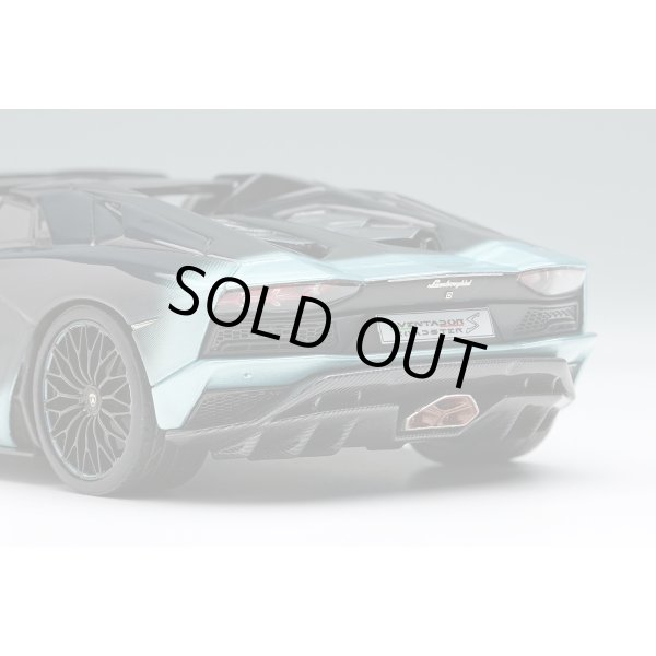 画像7: EIDOLON COLLECTION 1/43 Lamborghini Aventador S Roadster 50th Anniversary Japan 2018 Azzurro Tethys / Black Gradient Limited 100 pcs. (7)