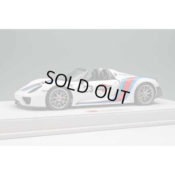 画像1: EIDOLON 1/18 Porsche 918 Spyder Weissach package 2011 Martini stripe (1)