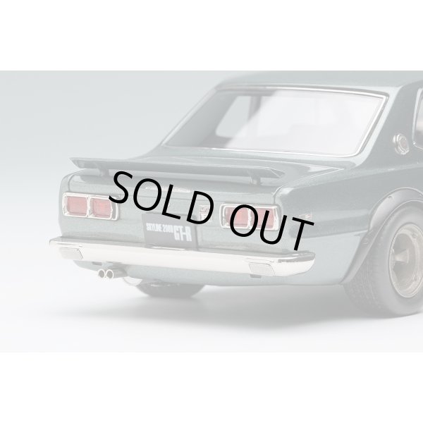 画像6: VISION 1/43 Nissan Skyline 2000GT-R (KPGC10) with Spoiler (NISSAN Works Wheel) Metallic Green (6)