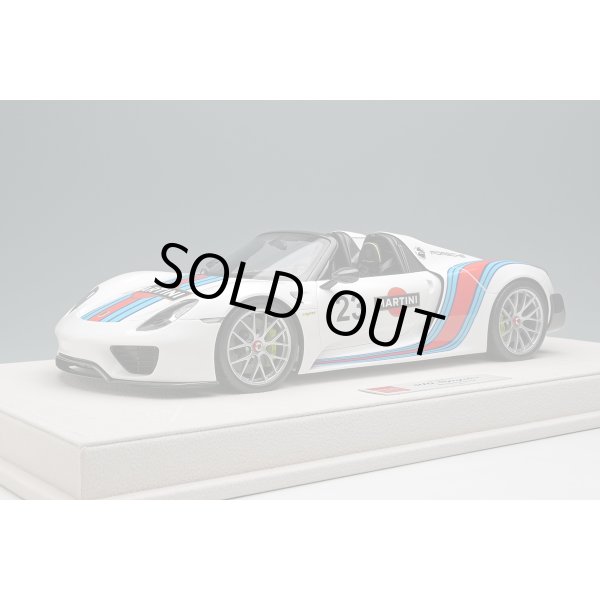 画像2: EIDOLON 1/18 Porsche 918 Spyder Weissach package 2011 Martini stripe (2)
