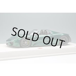画像: EIDOLON 1/18 Porsche 918 Spyder Weissach Package 2011 Racing Green Metallic Linited 80 pcs.