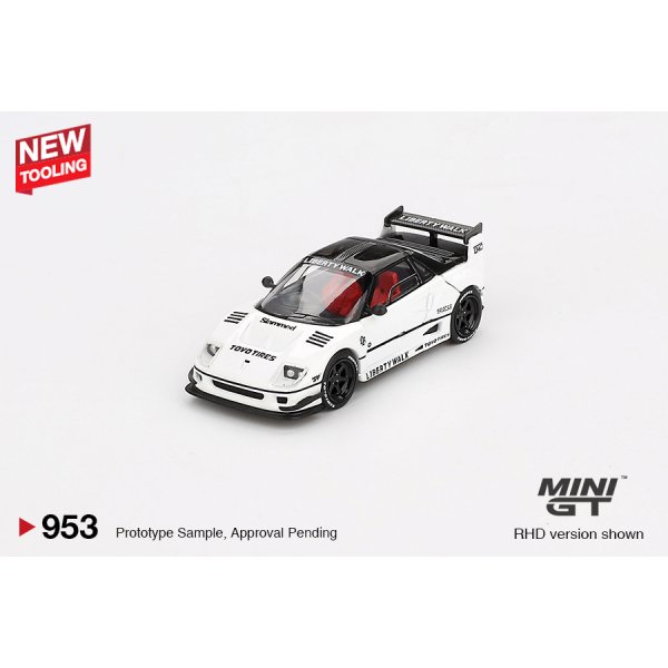 画像2: MINI GT 1/64 Mazda AZ-1 Liberty Walk LB40 2024 Tokyo Auto Salon White (RHD) (2)