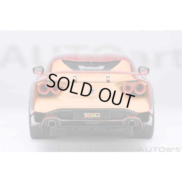 画像6: AUTOart 1/18 Nissan GT-R50 by Italdesign Metallic Red/Gold (6)