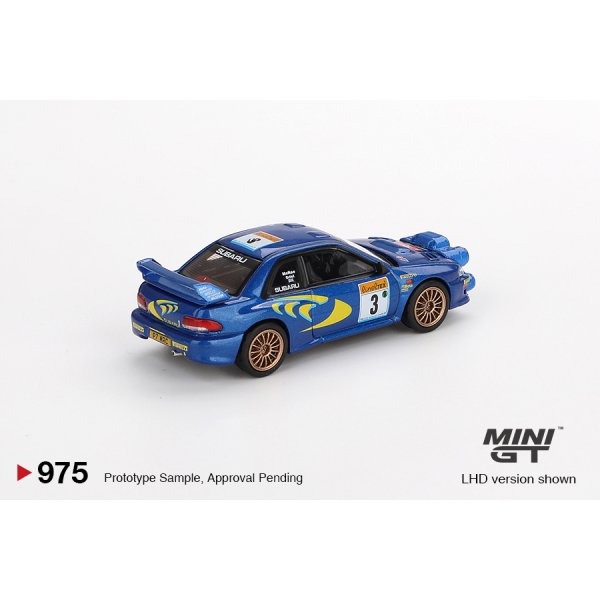画像2: MINI GT 1/64 Subaru Impreza WRC98 1998 Monte Carlo Rally 3rd Place Winner #3 (LHD) (2)