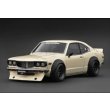 画像1: ignition model 1/18 Mazda Savanna (S124A) Semi-Works White/Watanabe Eight-Spoke 14-inch (Gunmetallic) wheels (1)