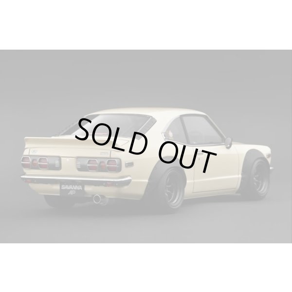 画像2: ignition model 1/18 Mazda Savanna (S124A) Semi-Works White/Watanabe Eight-Spoke 14-inch (Gunmetallic) wheels (2)