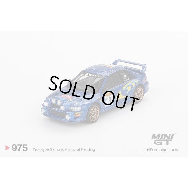 画像1: MINI GT 1/64 Subaru Impreza WRC98 1998 Monte Carlo Rally 3rd Place Winner #3 (LHD) (1)