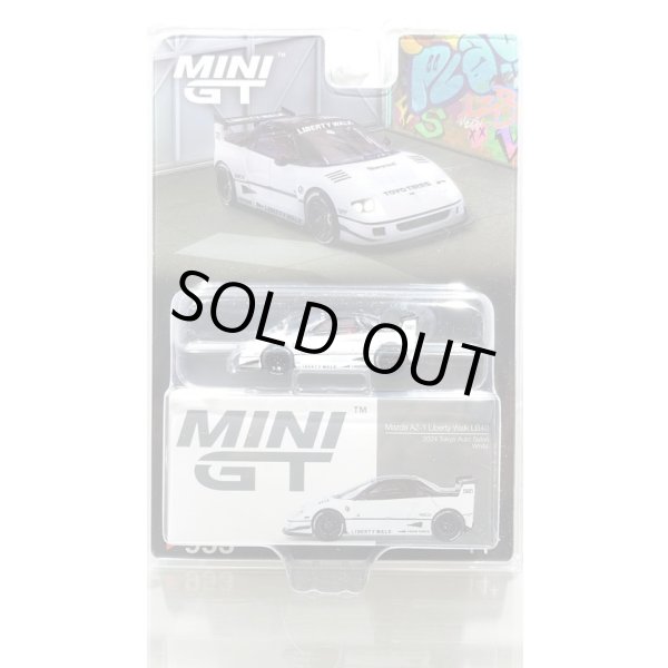 画像1: MINI GT 1/64 Mazda AZ-1 Liberty Walk LB40 2024 Tokyo Auto Salon White (RHD) [Blister Packaging] (1)