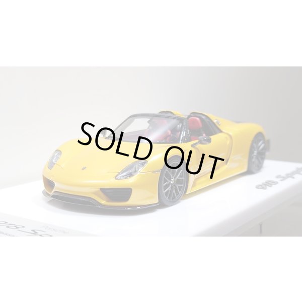 画像9: EIDOLON 1/43 Porsche 918 Spyder weissach package 2011 Grande Giallo Pearl Limited 35 pcs. (9)