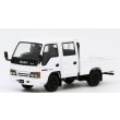 画像1: MODEL1 1/64 Isuzu Elf (NHR) Double Cab Light Truck White (LHD) (1)