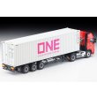 画像2: TOMYTEC 1/64 Limited Vintage NEO Hino Profia 40ft Marine Container Trailer (東邦車輛TC36H1C34) Ocean Network Express Gray Container (2)