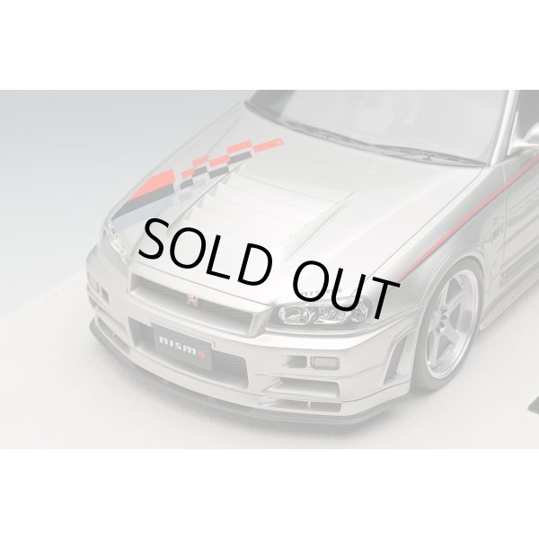 画像6: EIDOLON 1/18 NISSAN SKYLINE GT-R (BNR34 NISMO R-tune Version) 2004 Silver/Nismo Stripe Limited 120 pcs. (6)
