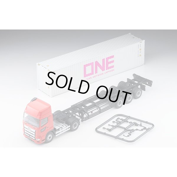 画像10: TOMYTEC 1/64 Limited Vintage NEO Hino Profia 40ft Marine Container Trailer (東邦車輛TC36H1C34) Ocean Network Express Gray Container (10)