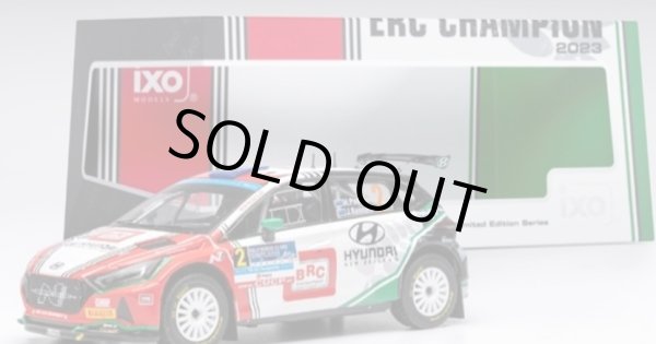 画像1: ixo 1/43 Hyundai i20 Rally Rally 2 2023 Rally Seras de Fafe Winner #2 Hayden Paddon/John Kennard (European Champion) (1)
