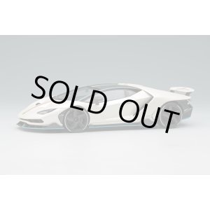 画像: EIDOLON COLLECTION 1/43 Lamborghini Centenario LP770-4 2016 Rear Wing up Bianco Canopus / Italian Stripe Limited 120 pcs.