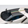 画像7: EIDOLON COLLECTION 1/43 Lamborghini Centenario LP770-4 2016 Rear Wing up Bianco Canopus / Italian Stripe Limited 120 pcs. (7)