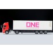 画像3: TOMYTEC 1/64 Limited Vintage NEO Hino Profia 40ft Marine Container Trailer (東邦車輛TC36H1C34) Ocean Network Express Gray Container (3)