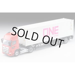 画像: TOMYTEC 1/64 Limited Vintage NEO Hino Profia 40ft Marine Container Trailer (東邦車輛TC36H1C34) Ocean Network Express Gray Container