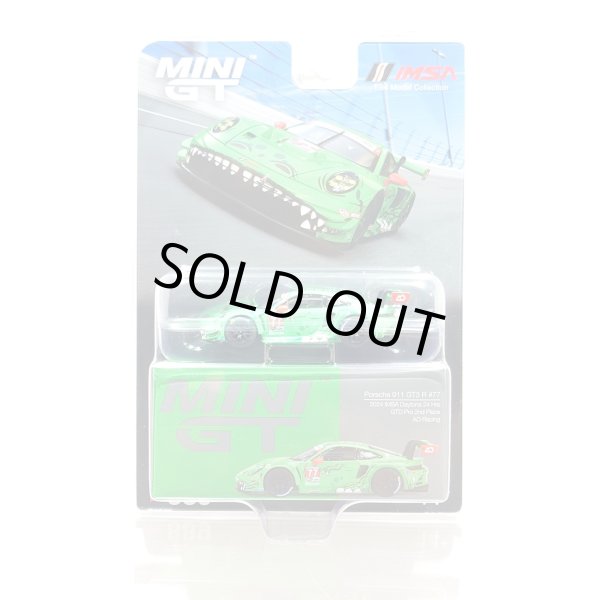 画像1: MINI GT 1/64 Porsche 911 GT3R AO Racing "Lexi" 2024 IMSA Daytona 24H 2nd Place #77 M. Christensen/L. Heinrich/S. Priaulx [Blister Packaging] (1)