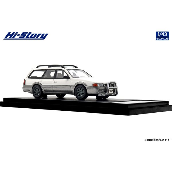 画像4: Hi Story 1/43 Mazda Capella Wagon FX (1994) Chastity White/Silent Silver Metallic (4)
