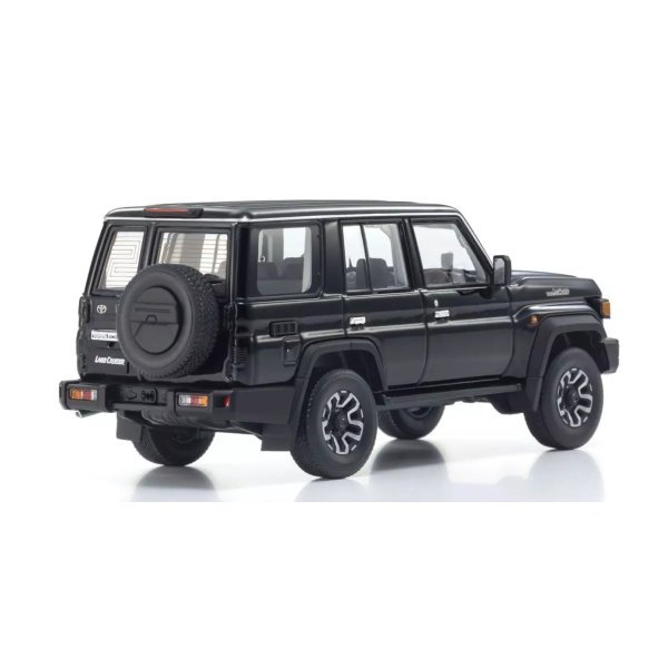 画像2: Kyosho Original 1/43 Toyota Land Cruiser 70 Attitude Black Mica (2)