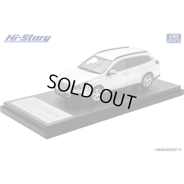 画像2: Hi Story 1/43 SUBARU LEGACY OUTBACK 2.5i EyeSight (2012) Satin White Pearl (2)