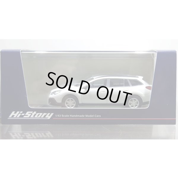 画像1: Hi Story 1/43 SUBARU LEGACY OUTBACK 2.5i EyeSight (2012) Satin White Pearl (1)